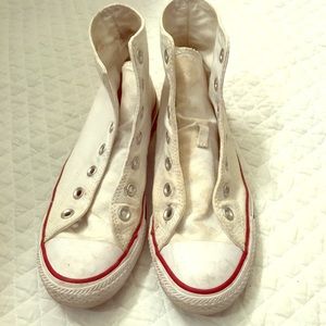 White high top Converse